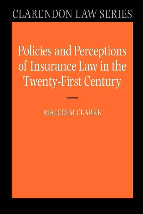 Produktbild: Policies and Perceptions of Insurance Law in the Twenty-First Century