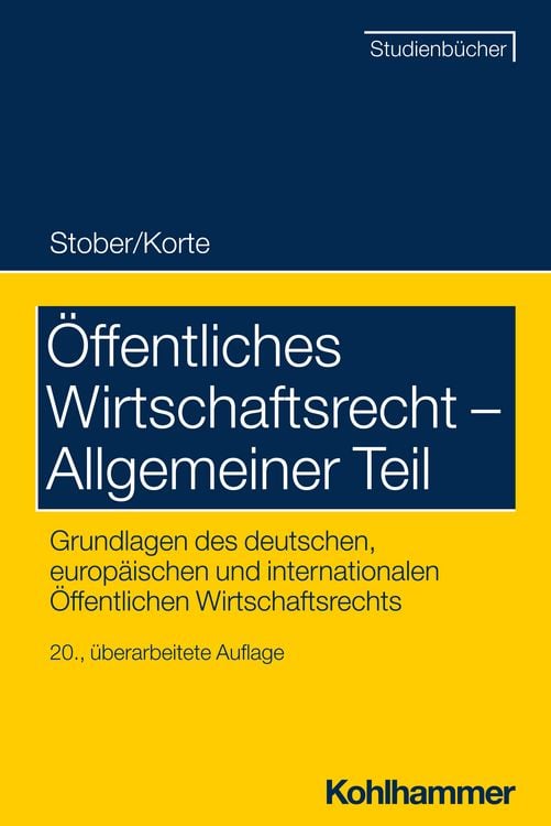 Produktbild: &Ouml;ffentliches Wirtschaftsrecht - Allgemeiner Teil