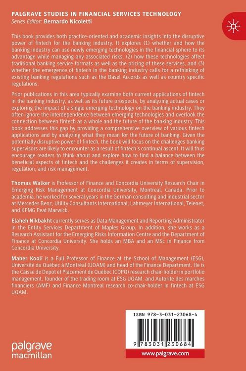 Produktbild: The Fintech Disruption