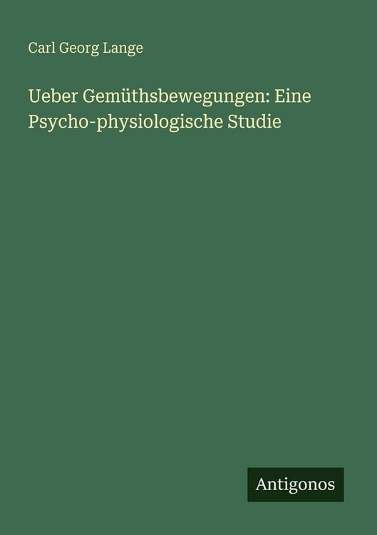 Produktbild: Ueber Gem&uuml;thsbewegungen: Eine Psycho-physiologische Studie
