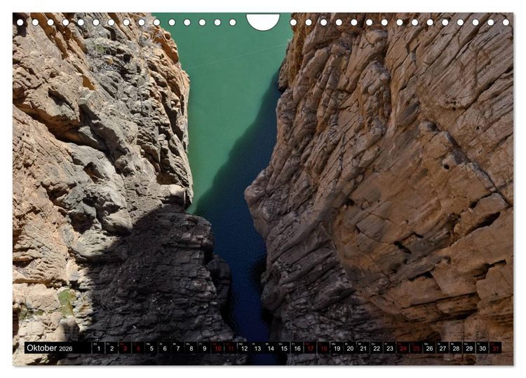 Produktbild: El Caminito del Rey (Wandkalender 2026 DIN A4 quer), CALVENDO Monatskalender