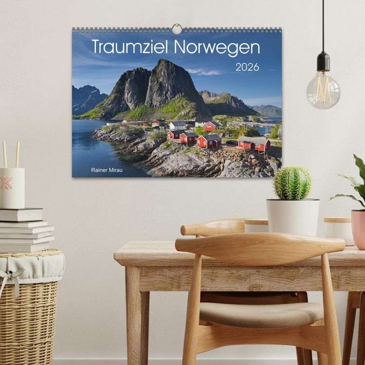 Produktbild: Traumziel Norwegen 2026 (Wandkalender 2026 DIN A3 quer), CALVENDO Monatskalender