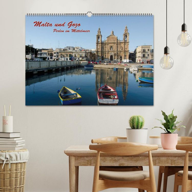 Produktbild: Malta und Gozo, Perlen im Mittelmeer (Wandkalender 2026 DIN A2 quer), CALVENDO Monatskalender