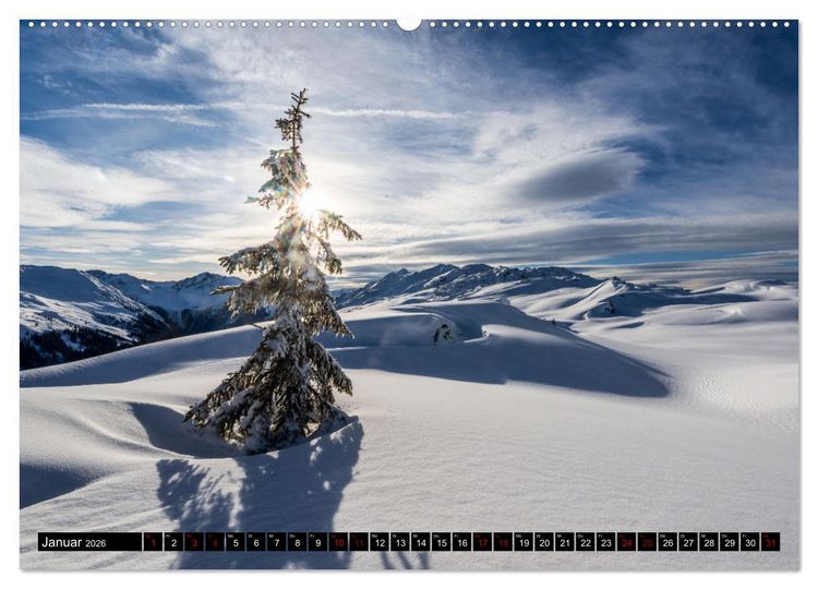 Produktbild: Alpen - Schweiz und Vorarlberg (Wandkalender 2026 DIN A2 quer), CALVENDO Monatskalender