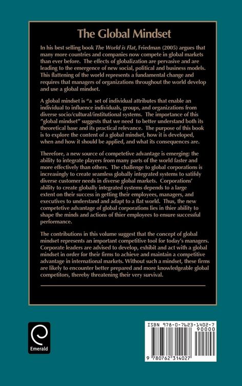 Produktbild: The Global Mindset