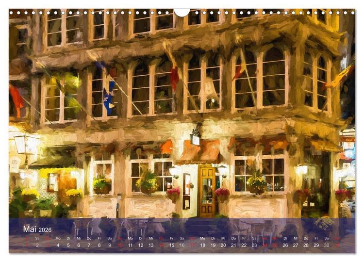 Produktbild: Montreal bei Nacht (Wandkalender 2026 DIN A3 quer), CALVENDO Monatskalender