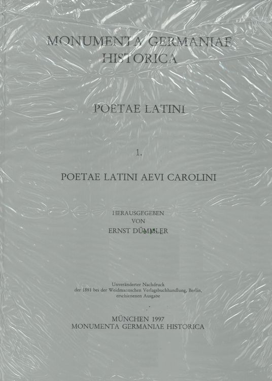 Produktbild: Poetae Latini aevi Carolini (I)