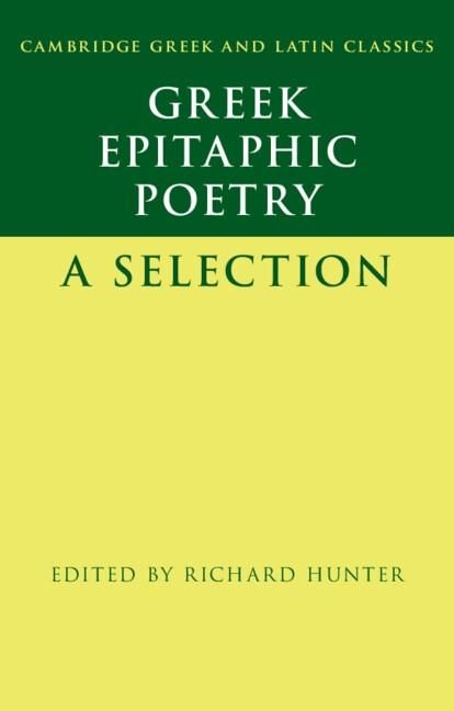 Produktbild: Greek Epitaphic Poetry