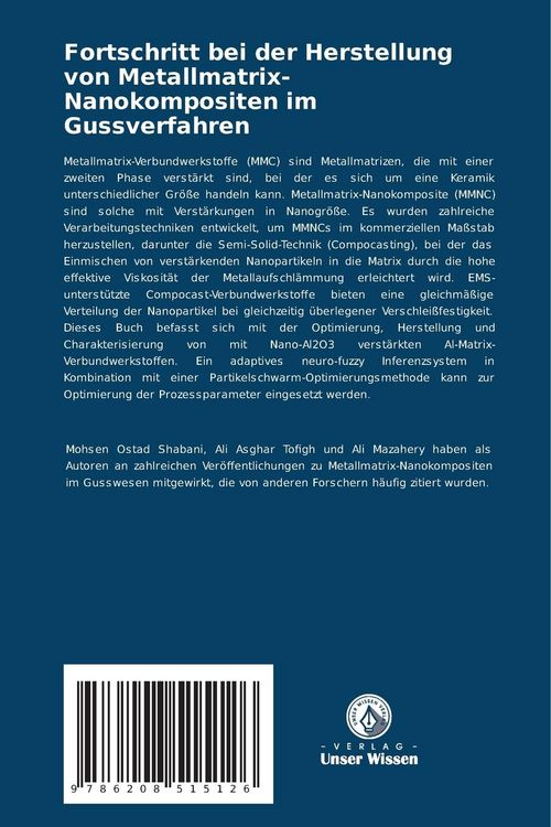 Produktbild: Fortschritt bei der Herstellung von Metallmatrix-Nanokompositen im Gussverfahren