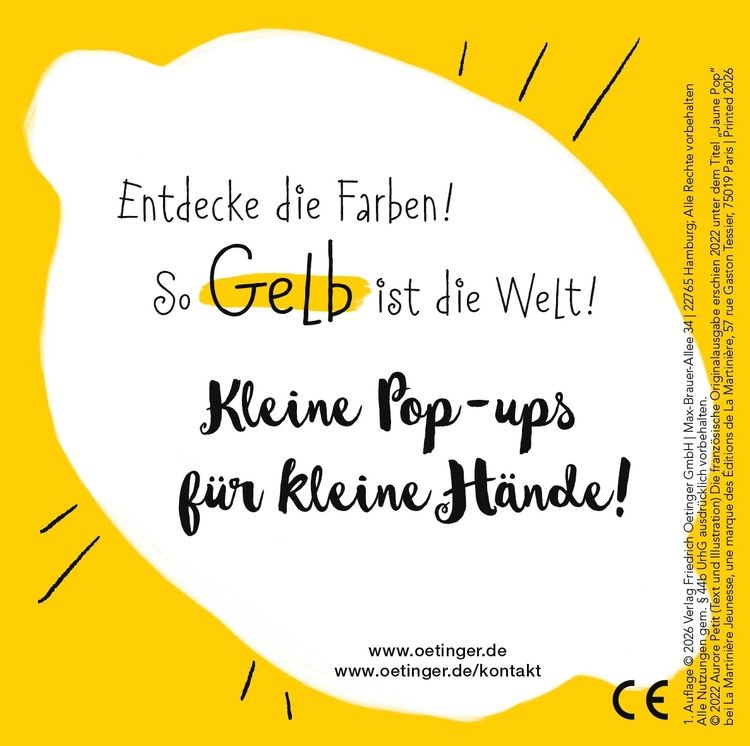 Produktbild: Gelb Pop-Up