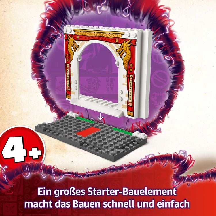Produktbild: LEGO NINJAGO Spinjitzu-Tempel der Ninja - Set mit 4 Minifiguren 71831