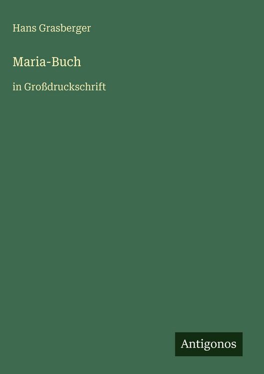 Produktbild: Maria-Buch