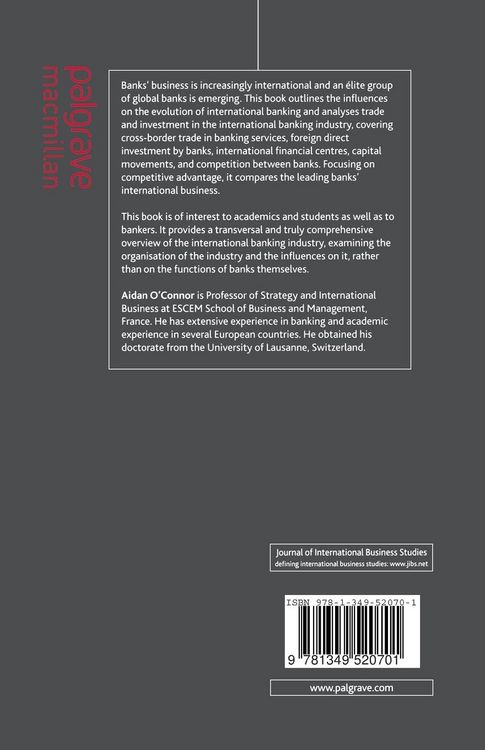 Produktbild: Trade, Investment and Competition in International Banking