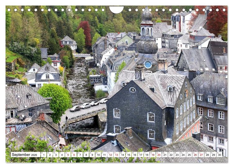 Produktbild: Liebenswertes Monschau (Wandkalender 2026 DIN A4 quer), CALVENDO Monatskalender