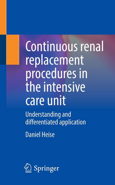 Produktbild: Continuous renal replacement procedures in the intensive care unit