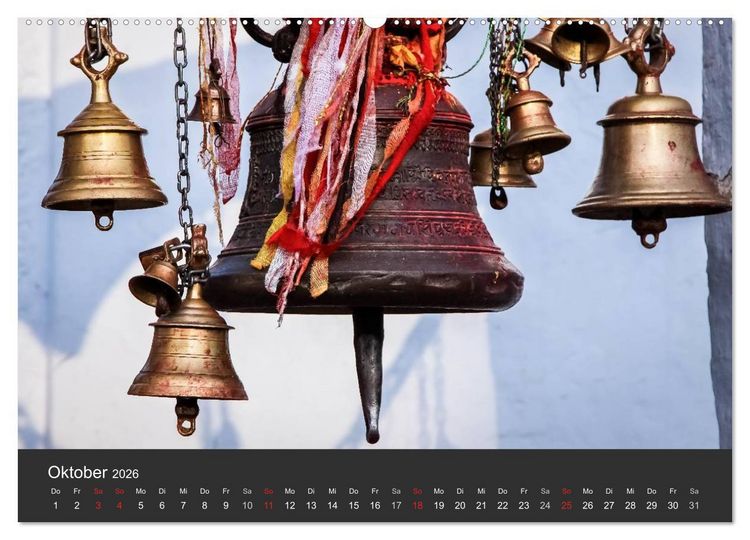 Produktbild: Nepal 2026 - Dem Himmel so nah (hochwertiger Premium Wandkalender 2026 DIN A2 quer), Kunstdruck in Hochglanz