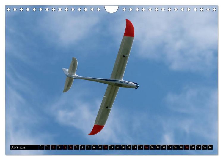 Produktbild: Modellflugkalender 2026 (Wandkalender 2026 DIN A4 quer), CALVENDO Monatskalender