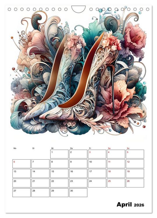 Produktbild: High Heels Zauber (Wandkalender 2026 DIN A4 hoch), CALVENDO Monatskalender