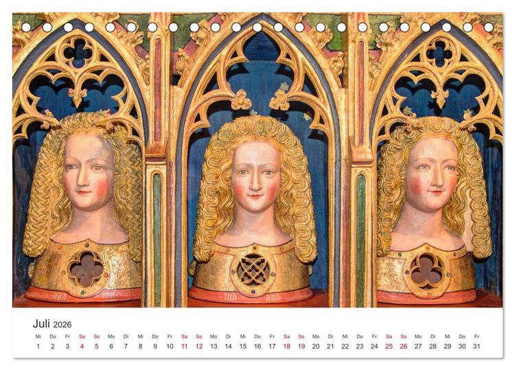 Produktbild: Abtei Marienstatt (Tischkalender 2026 DIN A5 quer), CALVENDO Monatskalender