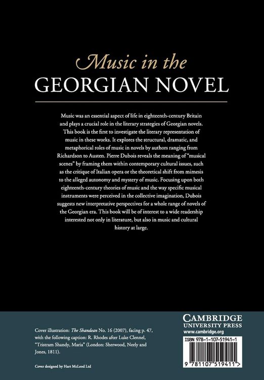 Produktbild: Music in the Georgian Novel
