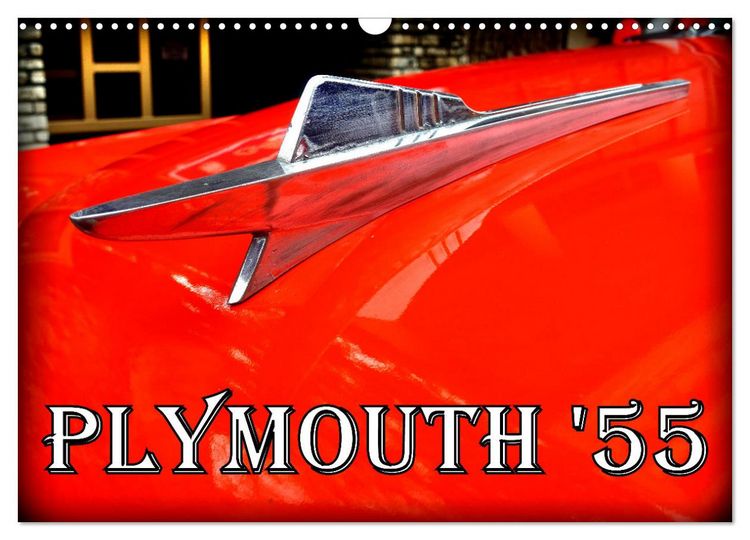 Produktbild: PLYMOUTH '55 (Wandkalender 2026 DIN A3 quer), CALVENDO Monatskalender