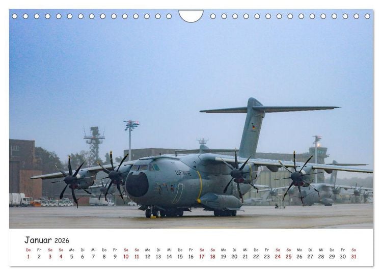 Produktbild: A400M LTG 62 (Wandkalender 2026 DIN A4 quer), CALVENDO Monatskalender