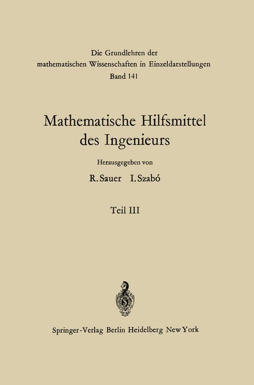 Produktbild: Mathematische Hilfsmittel des Ingenieurs