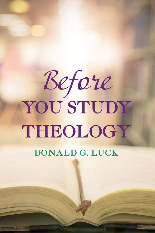 Produktbild: Before You Study Theology