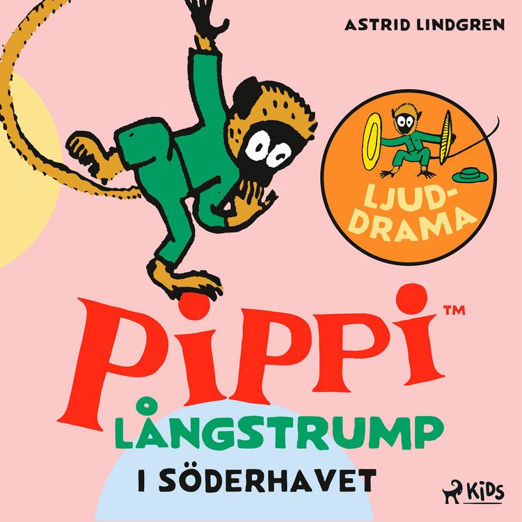 Produktbild: Pippi L&aring;ngstrump i S&ouml;derhavet &ndash; Ljuddrama