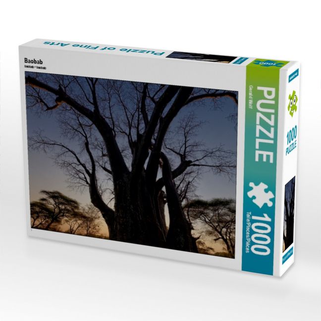 Produktbild: CALVENDO Puzzle Baobab | 1000 Teile Lege-Gr&ouml;&szlig;e 64x48cm Foto-Puzzle f&uuml;r gl&uuml;ckliche Stunden