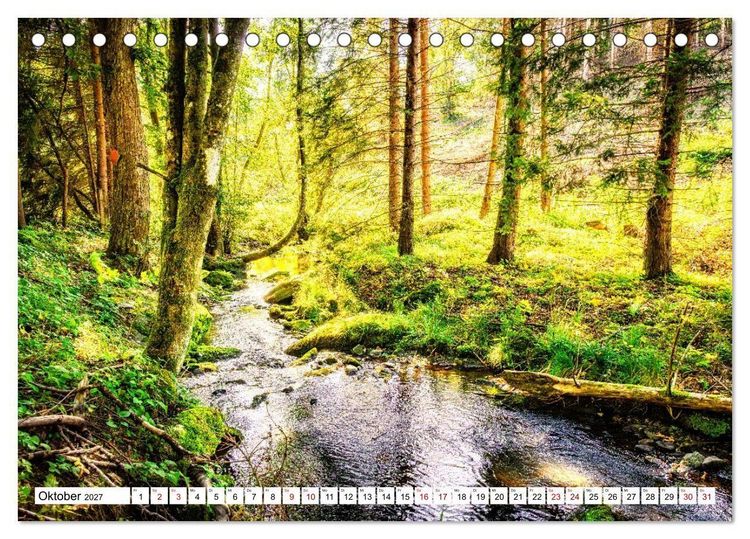 Produktbild: Nationalpark Harz - Mythen, Bergbau und Hexen (Tischkalender 2027 DIN A5 quer), CALVENDO Monatskalender