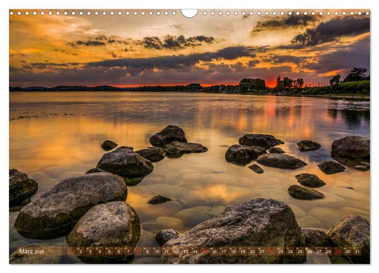 Produktbild: Farbenfroh Bodensee (Wandkalender 2026 DIN A3 quer), CALVENDO Monatskalender