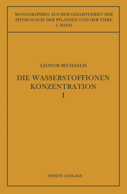 Produktbild: Die Wasserstoffionenkonzentration