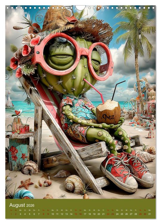 Produktbild: Doodle-Diaries - Ein Jahr zum Schmunzeln (Wandkalender 2026 DIN A3 hoch), CALVENDO Monatskalender