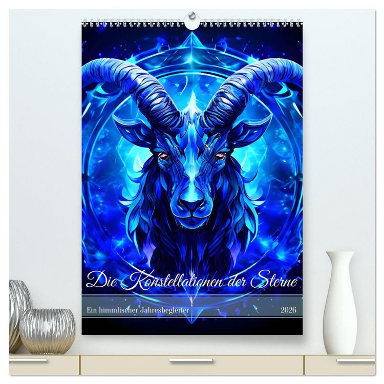 Produktbild: Die Konstellationen der Sterne (hochwertiger Premium Wandkalender 2026 DIN A2 hoch), Kunstdruck in Hochglanz