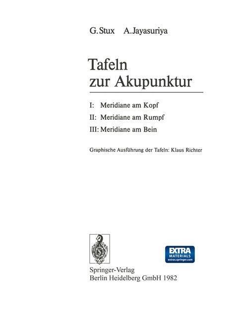 Produktbild: Tafeln zur Akupunktur