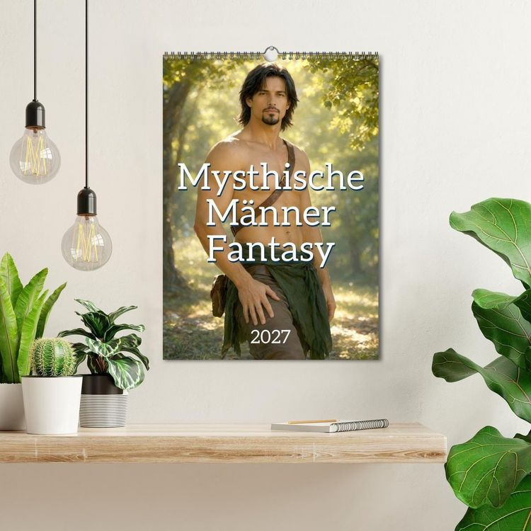 Produktbild: Mysthische M&auml;nner Fantasy (Wandkalender 2027 DIN A3 hoch), CALVENDO Monatskalender