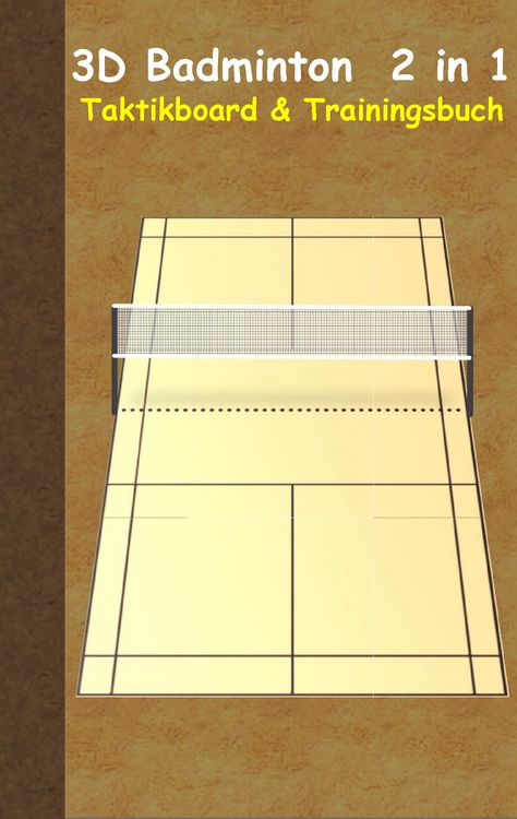 Produktbild: 3D Badminton 2 in 1 Taktikboard und Trainingsbuch