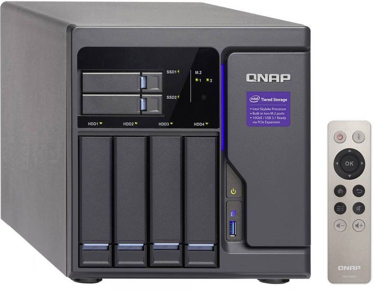Produktbild: QNAP TVS-682 NAS-Server Geh&auml;use 6 Bay TVS-682-I3-8G