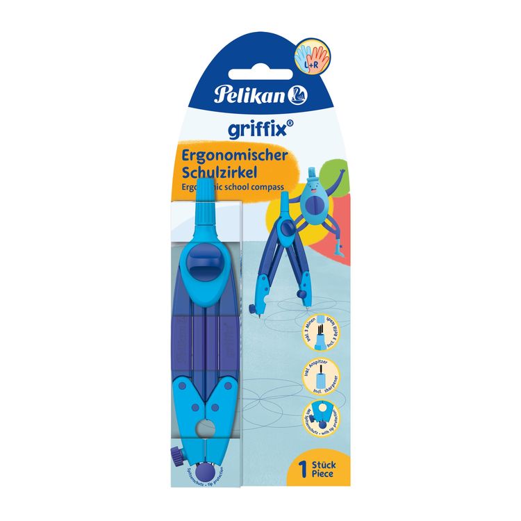 Pelikan Schulzirkel Zirkel griffix blau