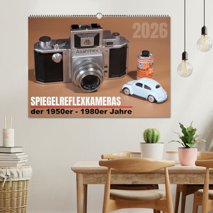 Produktbild: Spiegelreflexkameras der 1950er-1980er Jahre (Wandkalender 2026 DIN A2 quer), CALVENDO Monatskalender