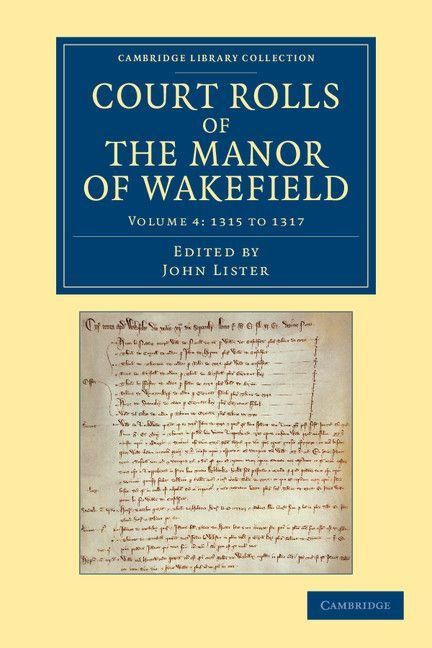 Produktbild: Court Rolls of the Manor of Wakefield