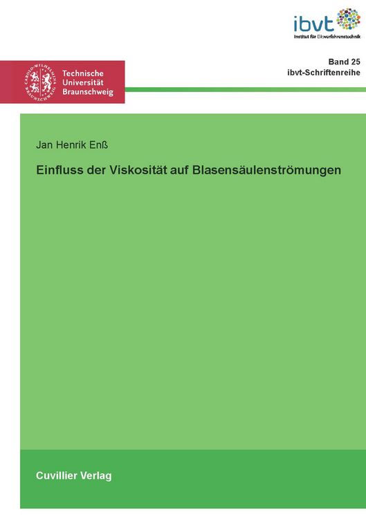 Produktbild: Einfluss der Viskosit&auml;t auf Blasens&auml;ulenstr&ouml;mungen