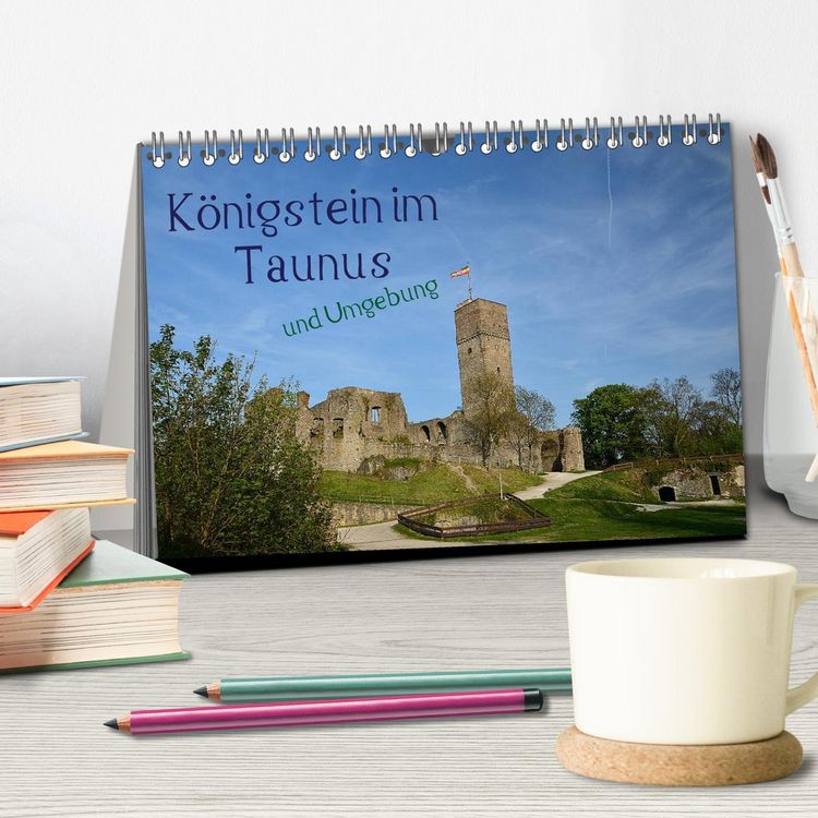 Produktbild: K&ouml;nigstein im Taunus und Umgebung (Tischkalender 2026 DIN A5 quer), CALVENDO Monatskalender