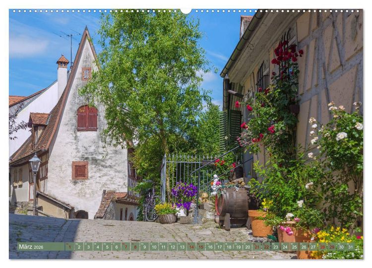 Produktbild: Romantisches Mainfranken (hochwertiger Premium Wandkalender 2026 DIN A2 quer), Kunstdruck in Hochglanz
