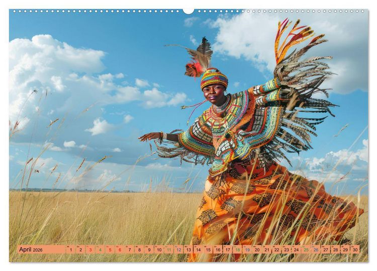 Produktbild: Afrikas urt&uuml;mliche Sch&ouml;nheit (Wandkalender 2026 DIN A2 quer), CALVENDO Monatskalender