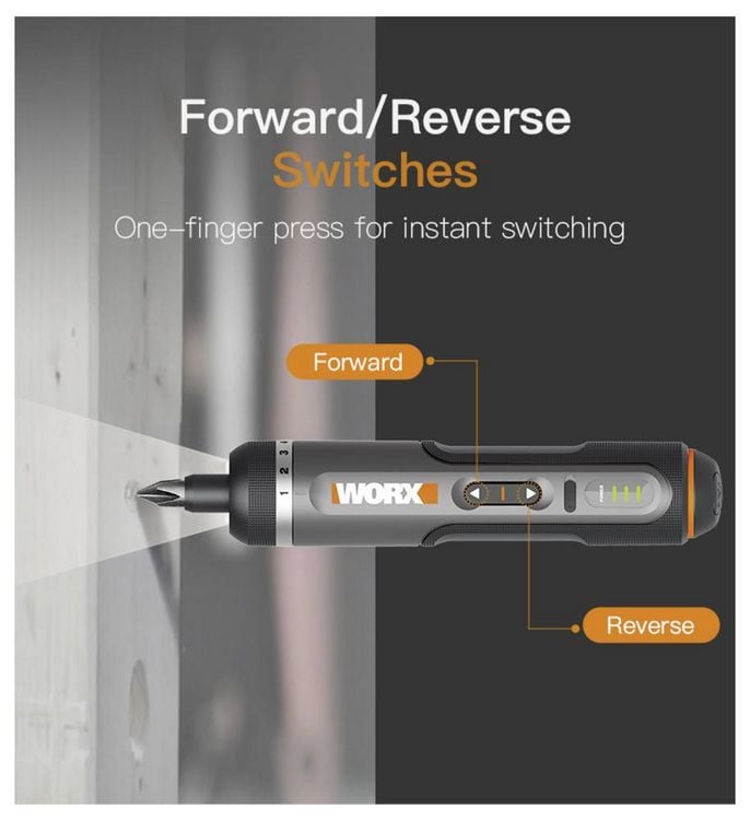 Produktbild: Worx WX242 Akku-Schrauber 4V 2.0Ah Li-Ion inkl. Koffer