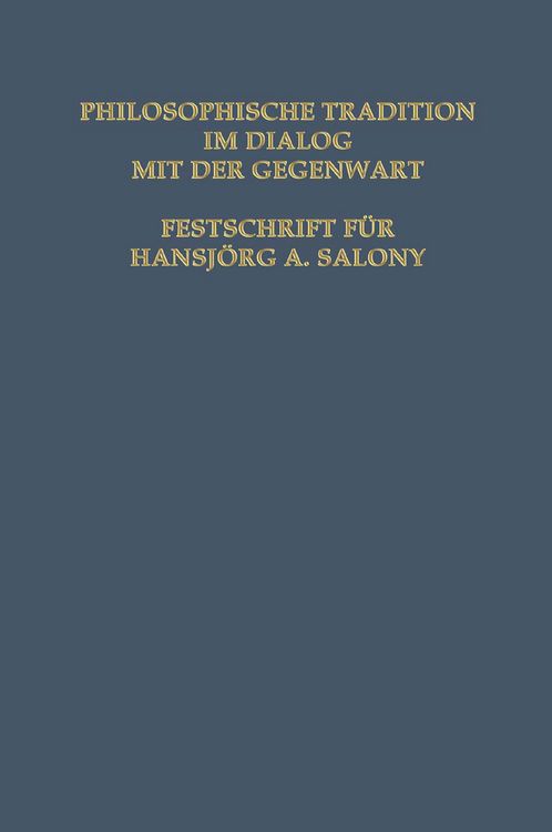 Produktbild: Philosophische Tradition im Dialog mit der Gegenwart