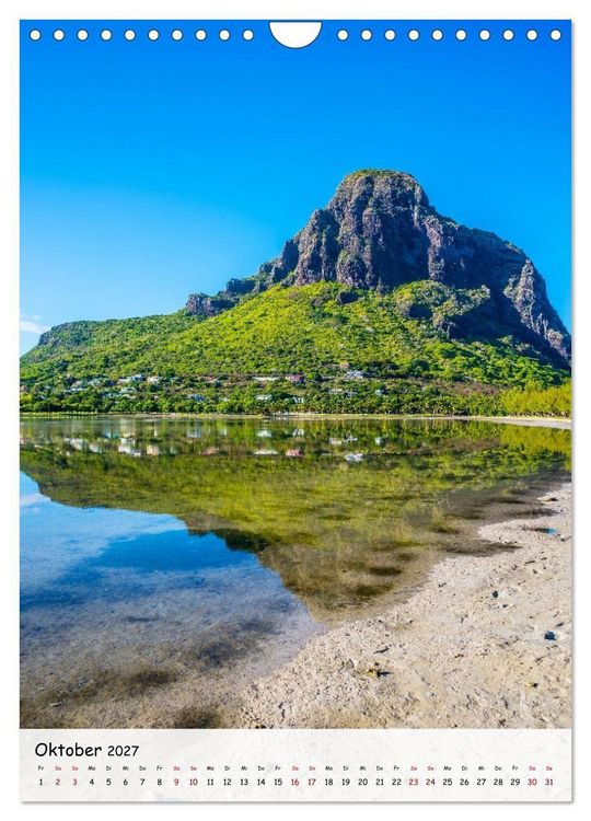 Produktbild: Mauritius &ndash; Insel der Farben und Tr&auml;ume (Wandkalender 2027 DIN A4 hoch), CALVENDO Monatskalender