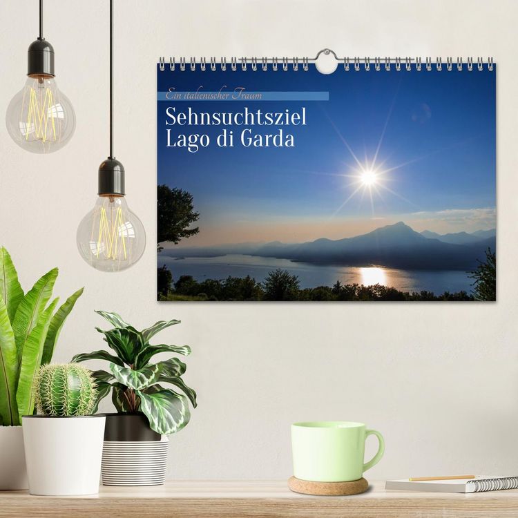 Produktbild: Sehnsuchtsziel Lago di Garda (Wandkalender 2026 DIN A4 quer), CALVENDO Monatskalender
